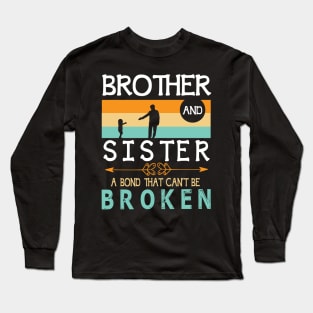 Father And Daughter A Bond That Can't Be Broken Happy Father Parent Summer Christmas July 4th Day Long Sleeve T-Shirt